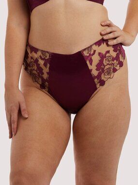 Rosabelle Dark Cherry Curve Thong - Size 20